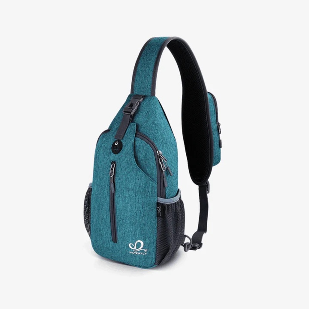 Waterfly Teal Crossbody Bag